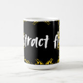 Abstract Floral Art Design | Modern Flower  Kaffeetasse (Mittel)