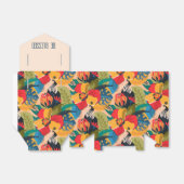 Abstract Floral Be Blessed Geschenkschachtel (Ungefaltet)