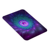 Abstract Floral Beauty Colorful Fractal Art Flower Magnet (Rechte Seite)