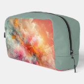 Abstract Floral Cloud Ink Landscape Waschbeutel (Rechte Ecke)