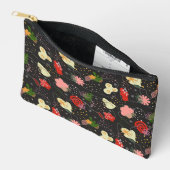 Abstract Floral Doodle Zubehörtasche (Offen)