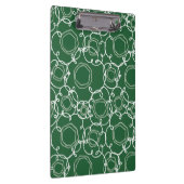 Abstract Floral Matrix (Dark Green) Fine Art Klemmbrett (Rechts)