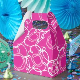 Abstract Floral Matrix (Hot Pink) Fine Art Geschenkschachtel