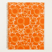 Abstract Floral Matrix (Orange) Fine Art Planer (Vorderseite)