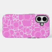 Abstract Floral Matrix (Soft Pink) Fine Art Case-Mate iPhone Hülle (Rückseite (Horizontal))