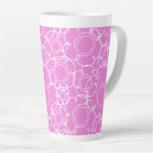 Abstract Floral Matrix (Soft Pink) Fine Art Milchtasse (Rechte Ecke)