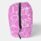 Abstract Floral Matrix (Soft Pink) Fine Art Waschbeutel (Rechts)