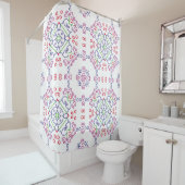 Abstract floral pattern designabstract, art, home  duschvorhang (Beispiel)