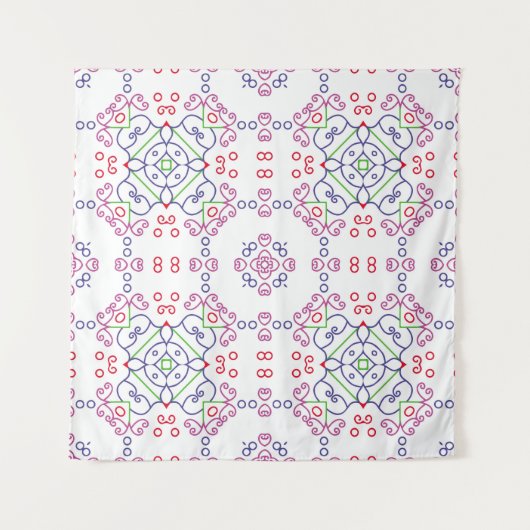 Abstract floral pattern designabstract, art, home wandteppich (Vorderseite)