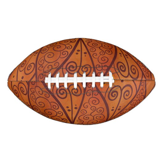Abstract Floral Pattern Football (Vorderseite)
