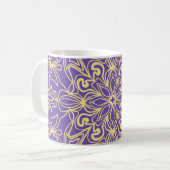Abstract floral pattern. geometry, mandala design kaffeetasse (Vorderseite Links)