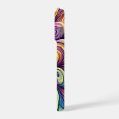 Abstract Floral pattern iPhone Hülle (Linke Seite)