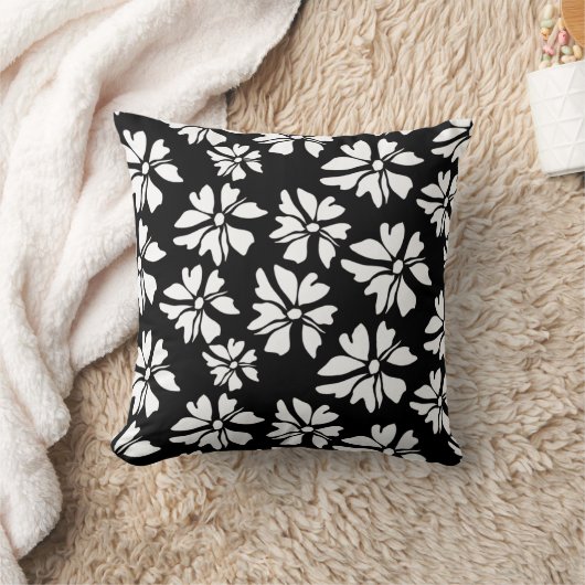 Abstract Floral Pattern Kissen (Decke)
