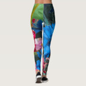 Abstract Floral Pattern Leggings (Rückseite)
