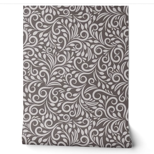 Abstract Floral Pattern Tapete (Abrollen)