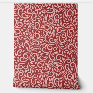 Abstract Floral Pattern Tapete