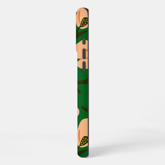 Abstract Floral Patterns iPhone Hülle (Linke Seite)