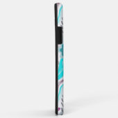 Abstract Floral Retro Swirls Case-Mate iPhone Hülle (Hinten/Rechts)