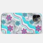 Abstract Floral Retro Swirls Case-Mate iPhone Hülle (Rückseite (Horizontal))