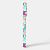 Abstract Floral Retro Swirls Case-Mate iPhone Hülle (Rückseite / Rechts)