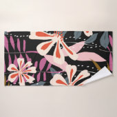 Abstract floral surface pattern seamless backgroun badehandtuch (Badehandtuch)