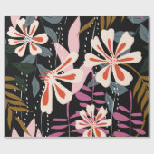 Abstract floral surface pattern seamless backgroun geschenkpapier (Flach)