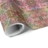 Abstract Floral Vines Multicolor Wrapping Paper Geschenkpapier (Rolleneckpunkt)