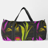 Abstract Floral with Spirals 1 Duffle Bag (Vorderseite)