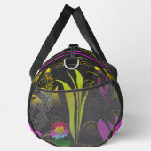 Abstract Floral with Spirals 1 Duffle Bag (Rechts)