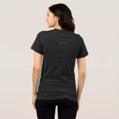 Abstract Floral with Spirals 1 Tri-Blend Shirt (Rückseite voll)