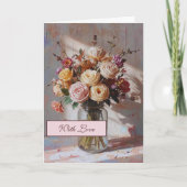 Abstract Florals Greeting Card Karte (Vorderseite)