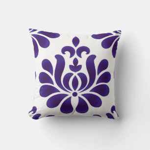 Abstract flower decorative ornament background dam kissen