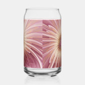 Abstract Flower Fractal Art & Shades of Burgundy Dosenglas (Rechts)