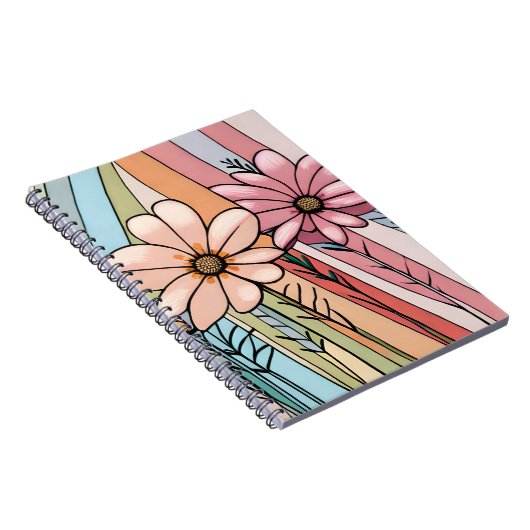 Abstract flower notbook notizblock (Rechte Seite)