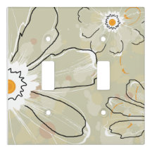 Abstract Flowers Daisies