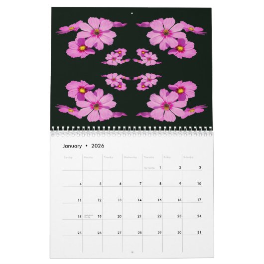 Abstract Flowers Photography Kalender (Jan 2026)