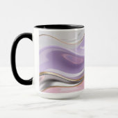 Abstract Fluid Art Pastel Mug – Trendy Pastel Art Tasse (Links)