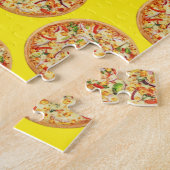Abstract Food art, Pizza Puzzle (Seite)