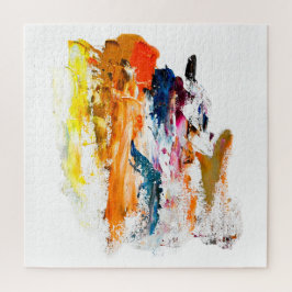 Abstract Forms Born from a Living Artist’s Palette Puzzle