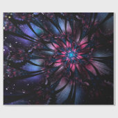 Abstract fractal flower design. geschenkpapier (Flach)