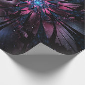 Abstract fractal flower design. geschenkpapier (Ecke)