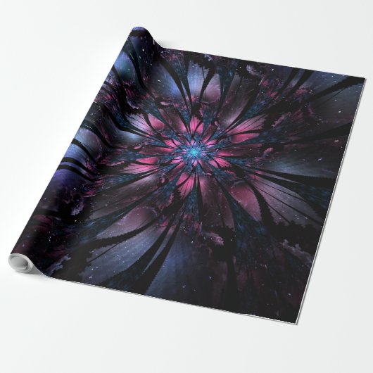 Abstract fractal flower design. geschenkpapier (Ungerollt)