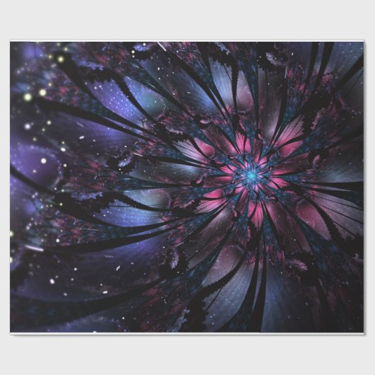 Abstract fractal flower design.  geschenkpapier (Flach)