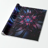 Abstract fractal flower design. geschenkpapier (Ungerollt)