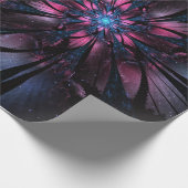 Abstract fractal flower design. geschenkpapier (Ecke)
