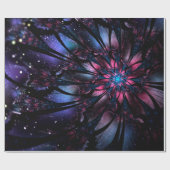 Abstract fractal flower design. geschenkpapier (Flach)