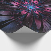 Abstract fractal flower design. geschenkpapier (Ecke)