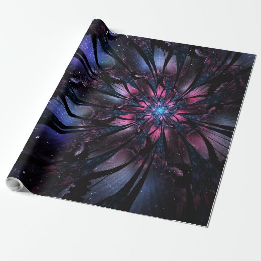 Abstract fractal flower design. geschenkpapier (Ungerollt)