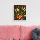 Abstract fractal flower design.  leinwanddruck (Insitu (Wohnzimmer))