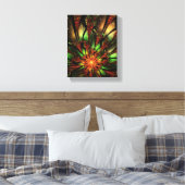 Abstract fractal flower design.  leinwanddruck (Insitu (Schlafzimmer))